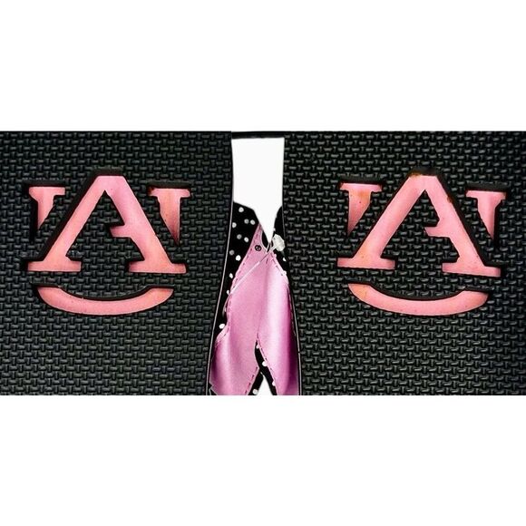 NWT Auburn Tigers Flip Flops Women’s 7-8 Small NCAA Collegiate Sandals Black - Picture 5 of 7
